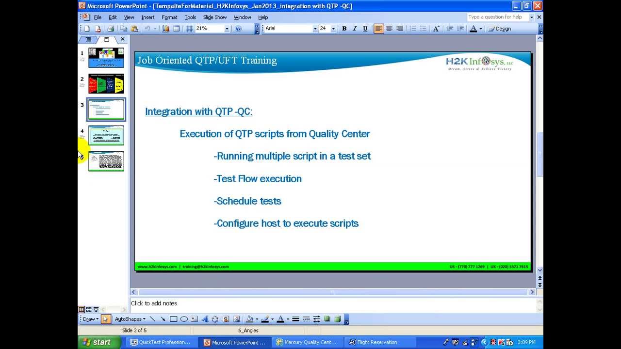 HP QTP Tutorial 1| HP UFT Tutorial 1 | QC and QTP integration |HP ALM| H2KInfosys