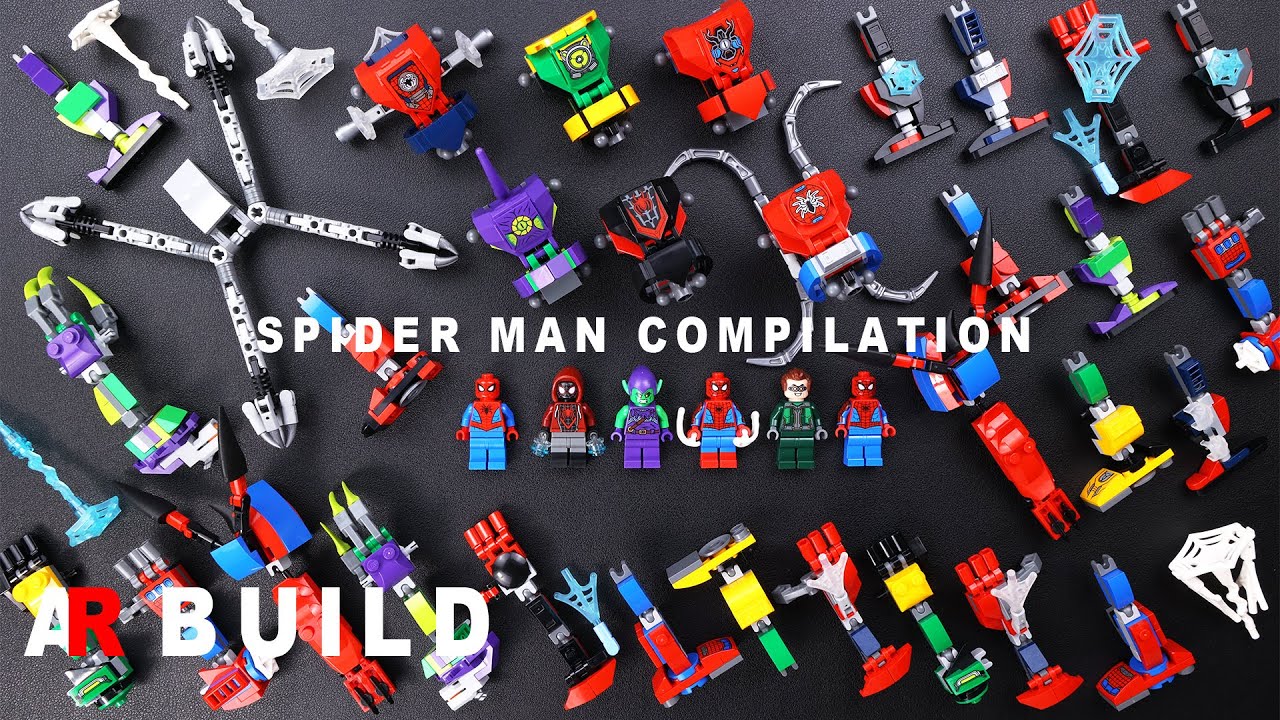 LEGO Speed Build! - Spider Man Compilation | ASMR