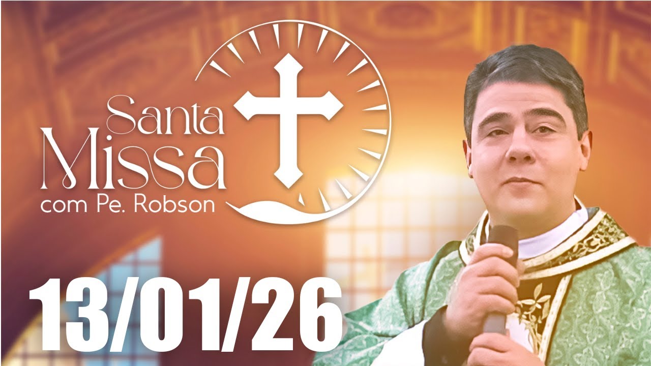 Santa Missa Na REDEVIDA | 13/01/26 | Missa Padre Robson Oliveira