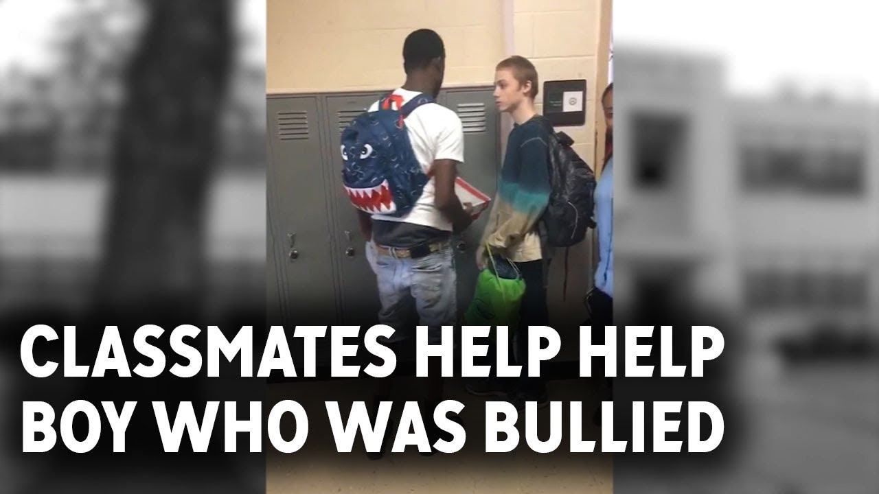 Classmates step in to help boy bullied over his clothes