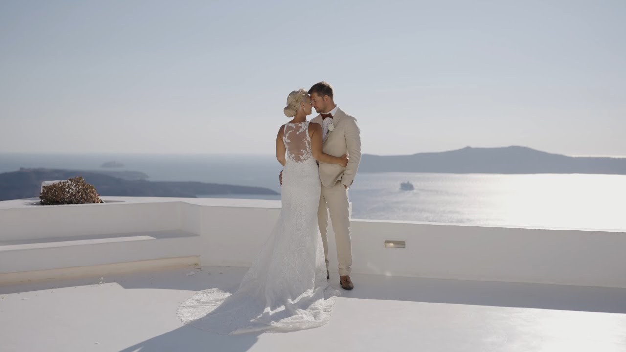 Small wedding video | Intimate Micro Wedding at Dana Villas Santorini | Susanna & Lee