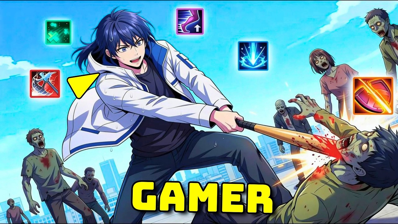 Di Dunia Kiamat Hanya Dia Dapat Skill Saat Membunuh Zombie Seperti Game XL | Alur Cerita Manhwa