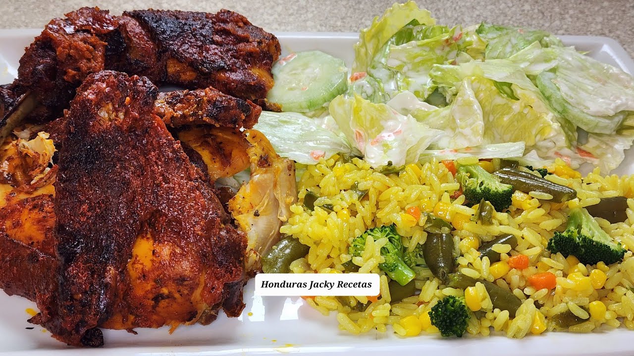 🇭🇳Gallina Horneada/Receta deliciosa y f&aacute;cil😋🇭🇳