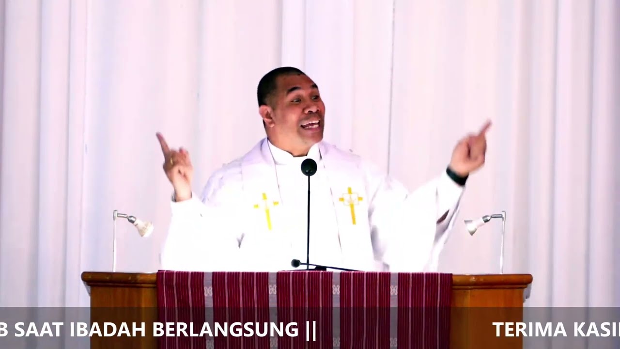 KHOTBAH KRISTEN II Pdt. YANDI MANOBE S.Th.II MENJADI SAKSI KEMULIAAN NYA