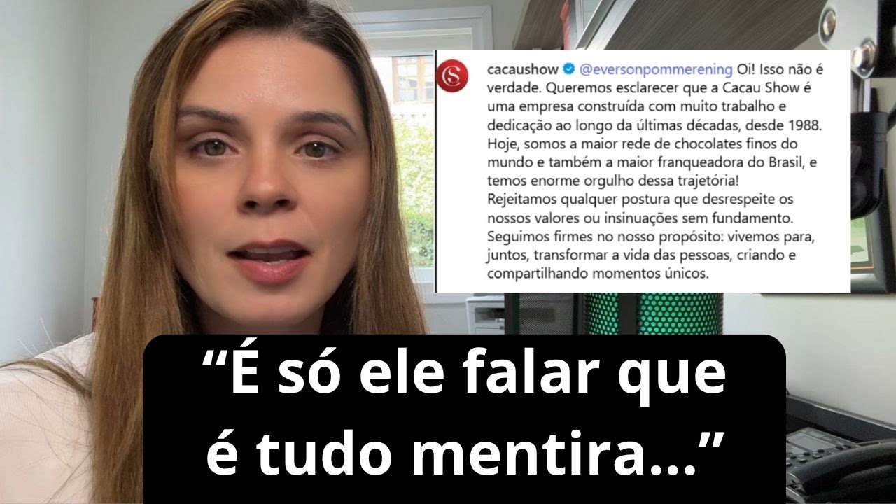CADÊ A RESPOSTA DA CACAU SHOW?