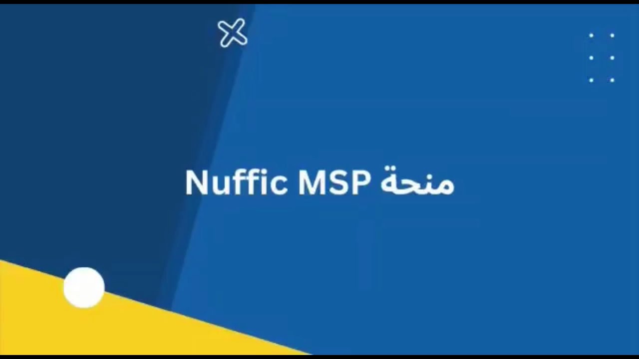 فرصة دورات تدريبية في هولندا للموظفين من العراق والشرق الاوسط بمنحة Nuffic MSP