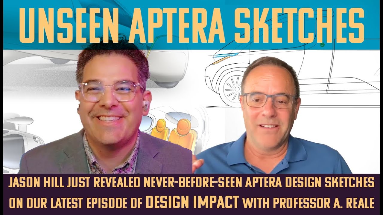 Unseen Aptera Sketches Revealed Jason C  Hill on Radical Vehicle Design  Designing for Impact