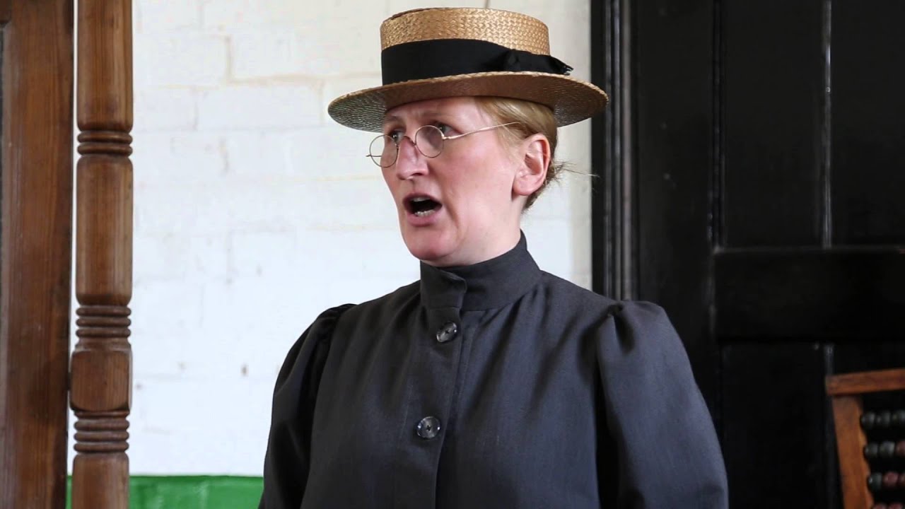 Going back to school - 8 April 1900 at Blists Hill School