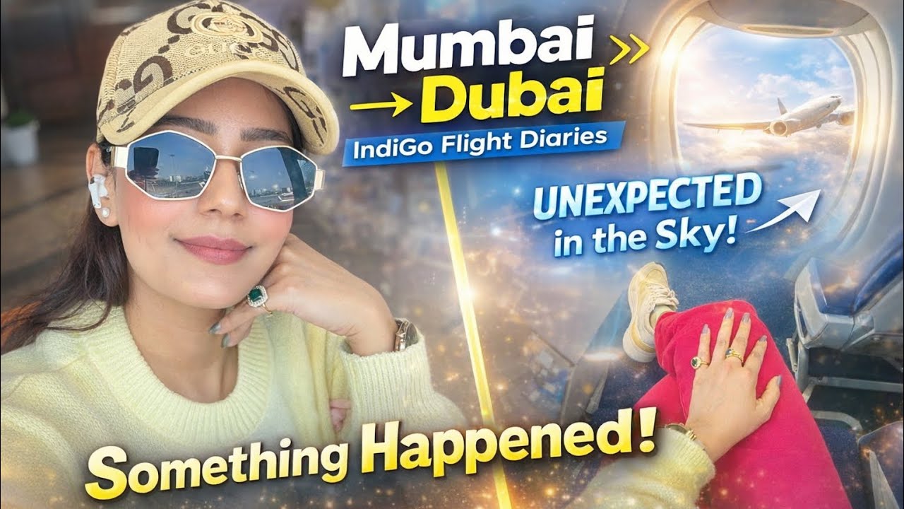 Travel Vlog: Mumbai to Dubai ✈️ Real Experience!” 🤘🏻 #MumbaiToDubai#IndiGoFlight#Travel #DubaiTravel