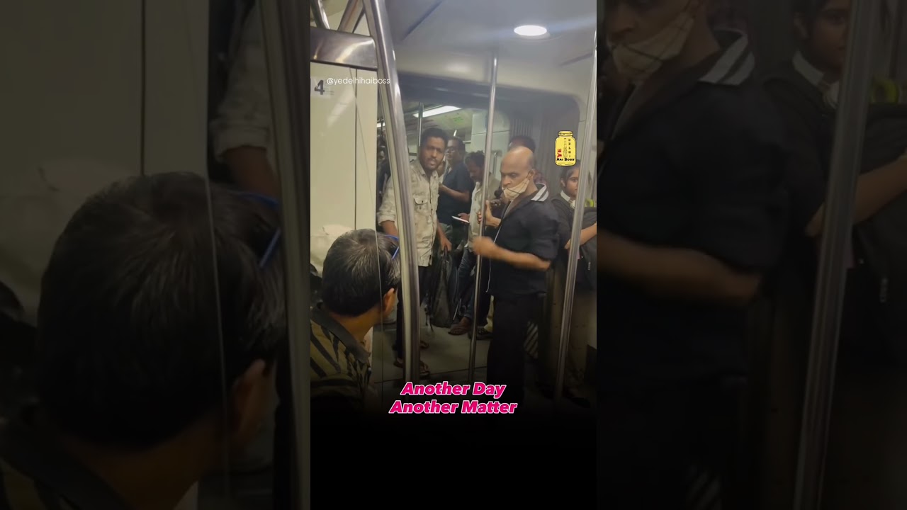 Matter in Delhi Metro ‼️ #delhi #delhincr #delhimetro #matter #thisisdelhiboss #ncr #metro #update