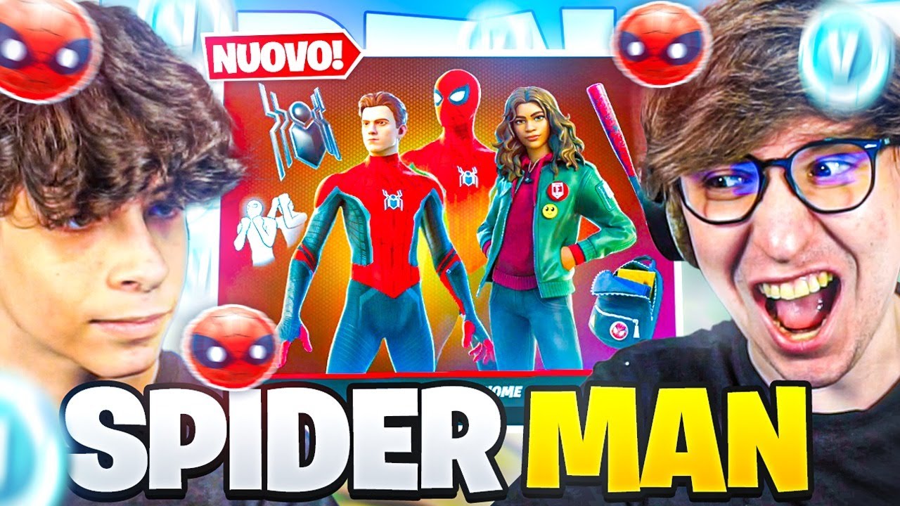SE MIO FRATELLO MI BATTE in 1v1 GLI REGALO il NUOVO BUNDLE di SPIDERMAN NO WAY HOME! FORTNITE ITA