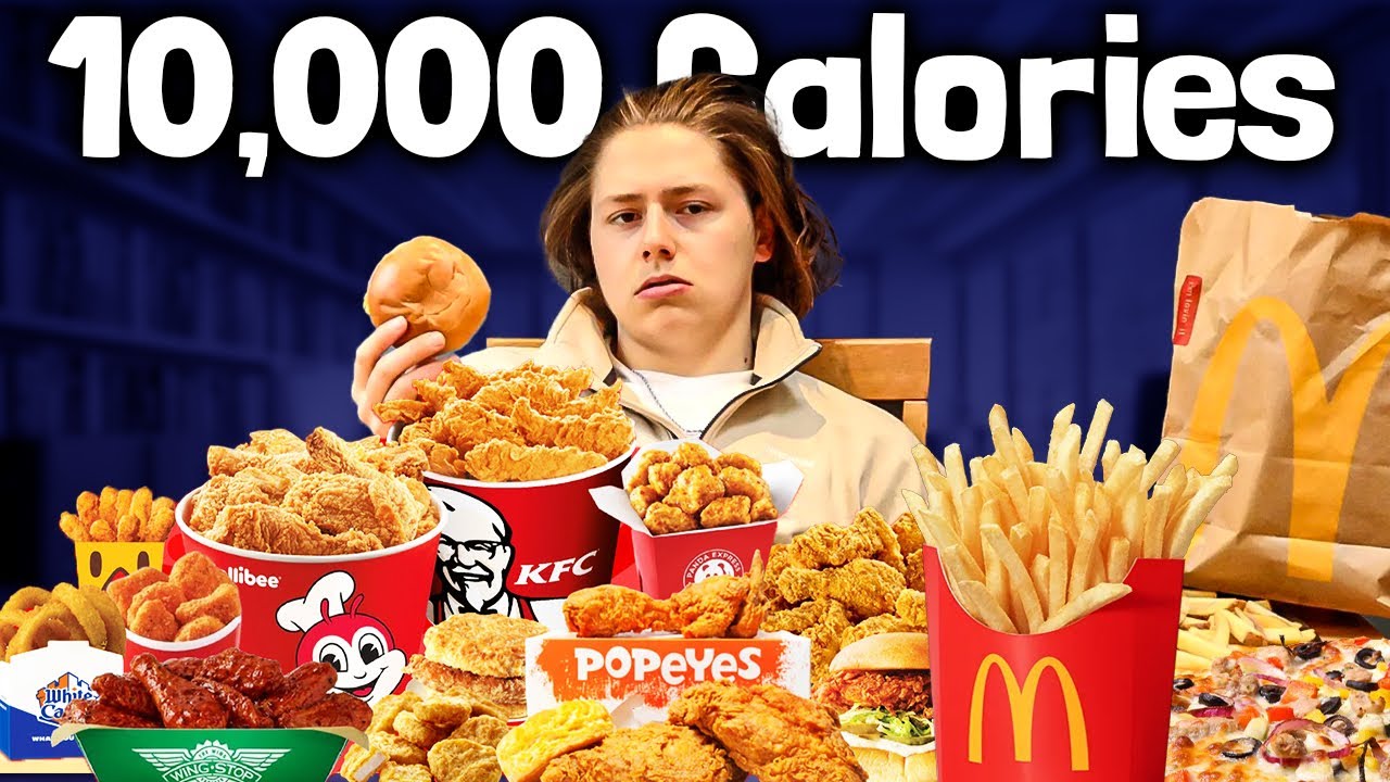 i tried to eat as many calories as possible in 24 Hours. It sucked lol