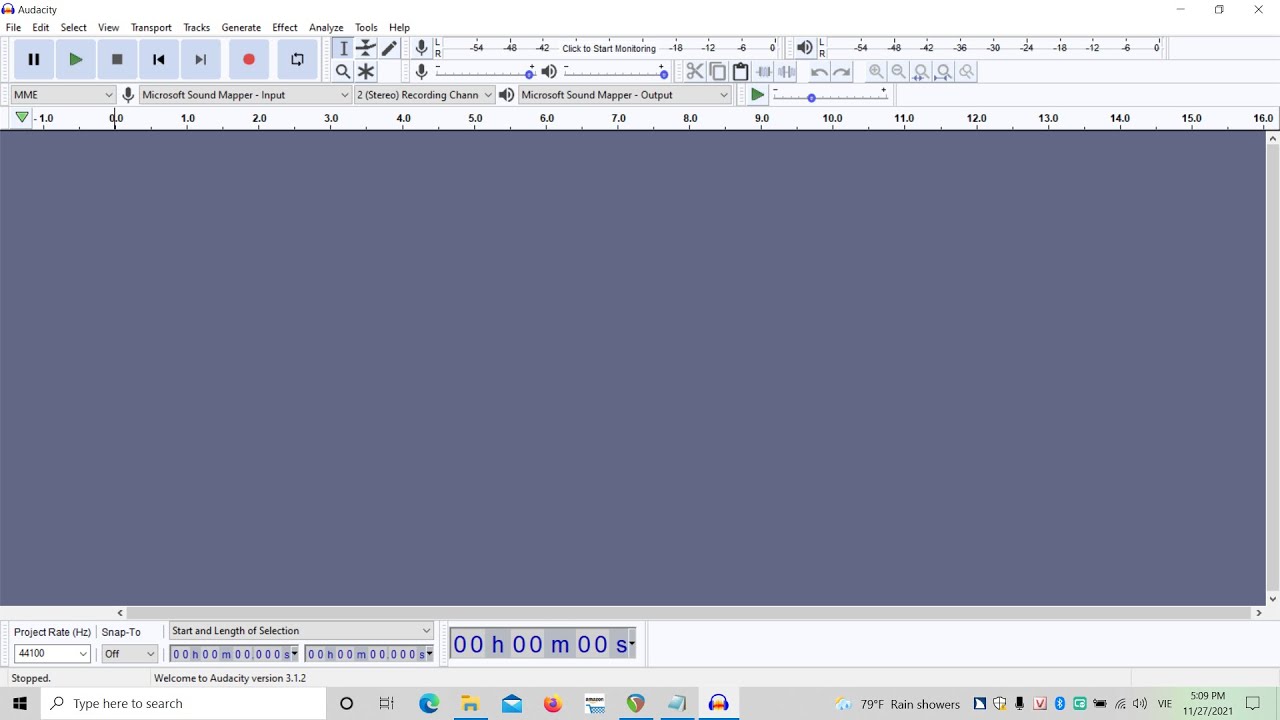 Audacity Navigation | Audacity Tutorial For Blind User