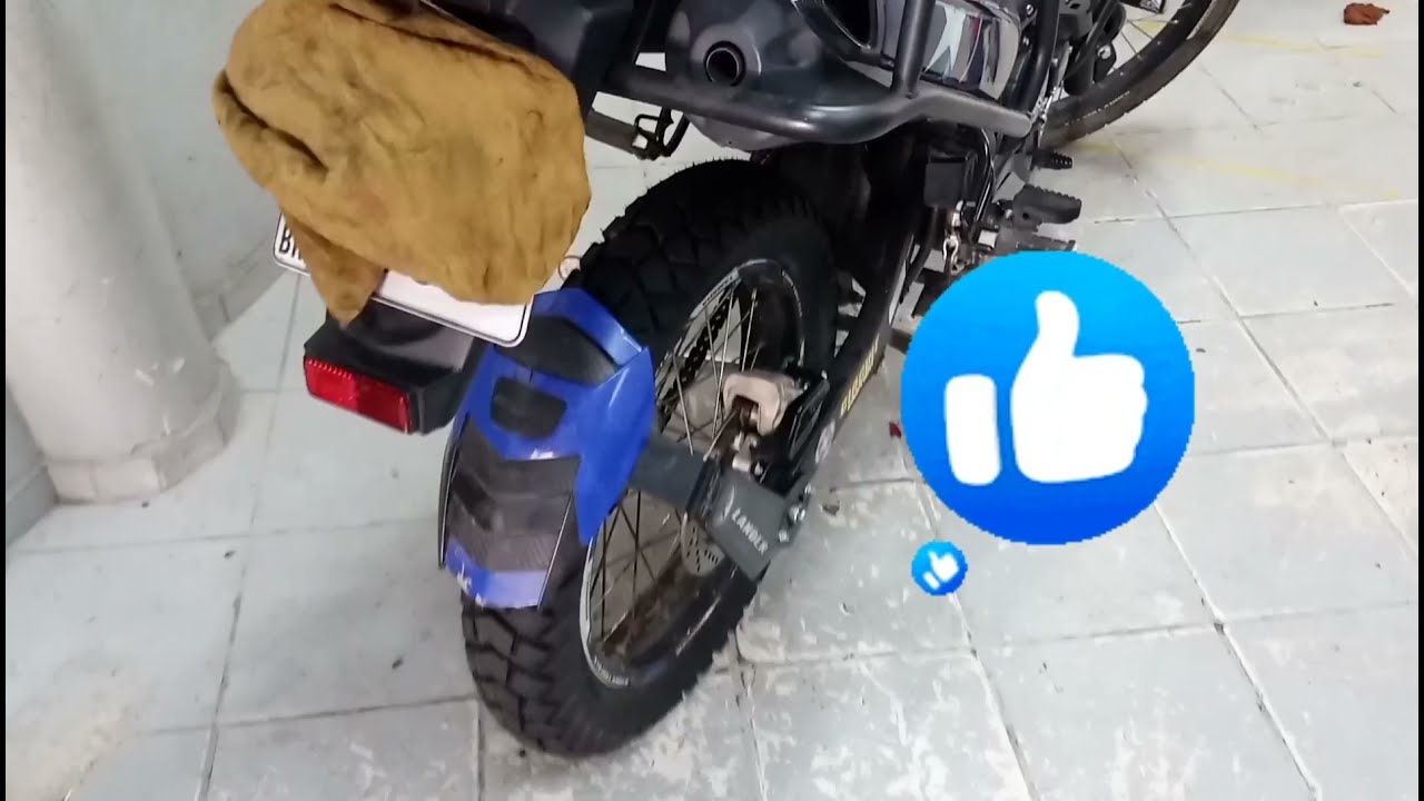 COLOQUEI UM PNEU TRASEIRO 130/80-18 TRAIL MAIS LARGO NA MINHA YAMAHA LANDER ABS 2021 FICOU TOP😎