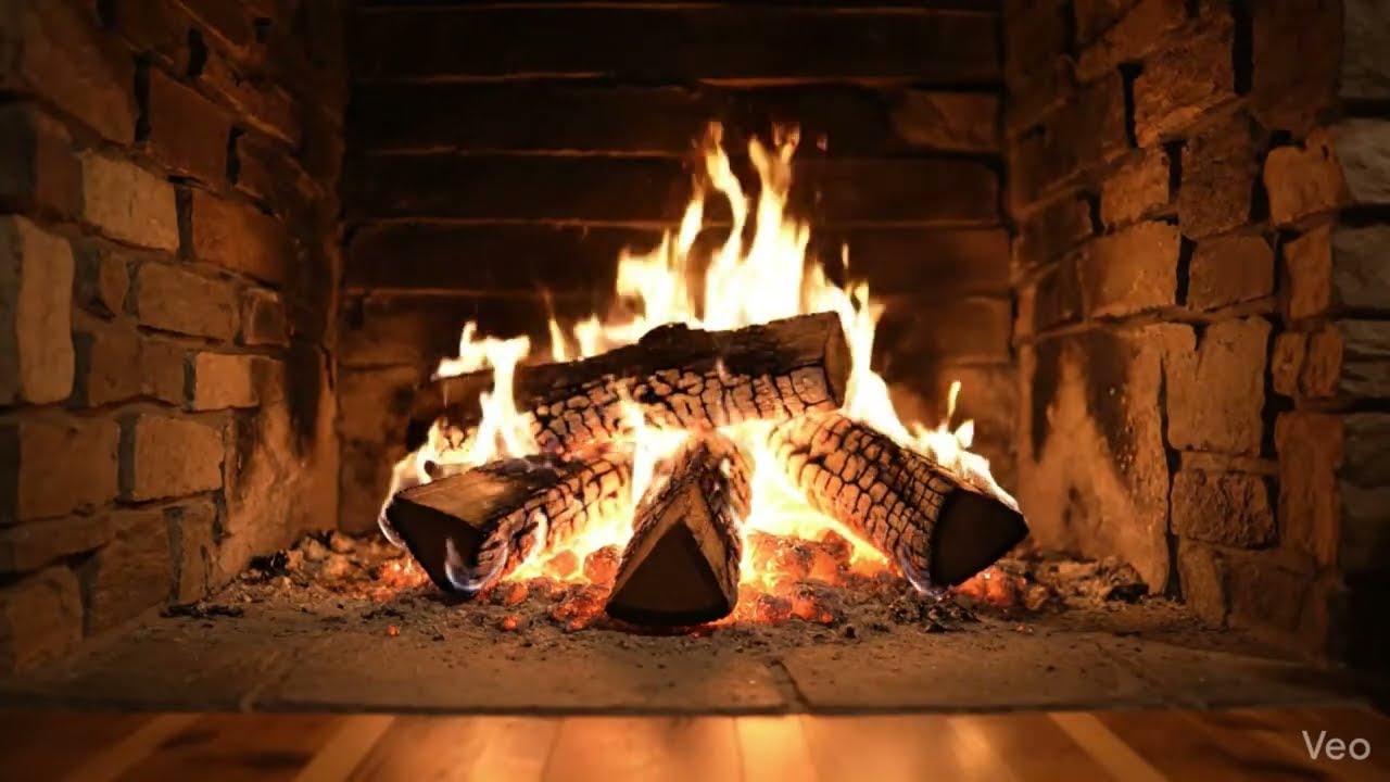 Cozy Fireplace Crackling Sounds 🔥1.34  | No Music | Sleep & Relax | 4K
