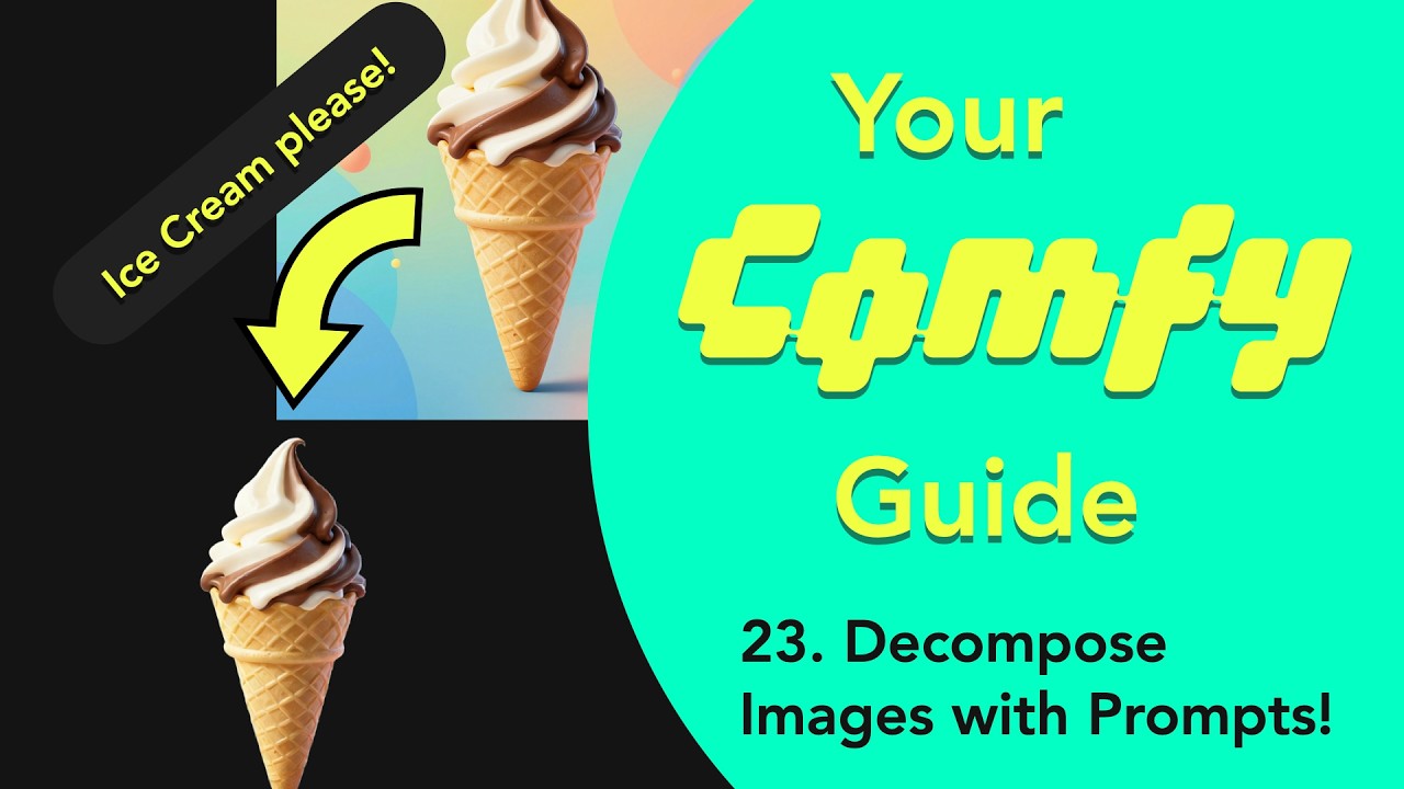 Your Definitive ComfyUI Guide - 23. Decompose Images with Prompts!