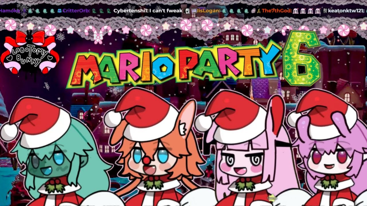 🎄♡ Padoru Party! Mario Party 6 Causes 4 Way DIVORCE!? ♡ Vtuber VOD ⋆˙♡