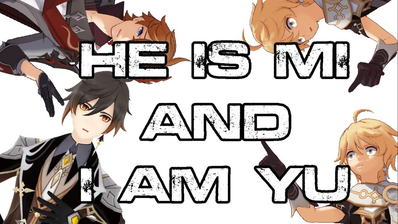 Confused Aether | He is Mi and I am Yu | MMD Genshin Impact