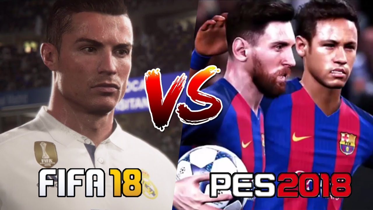 FIFA 18 vs PES 2018 Graphics Comparison
