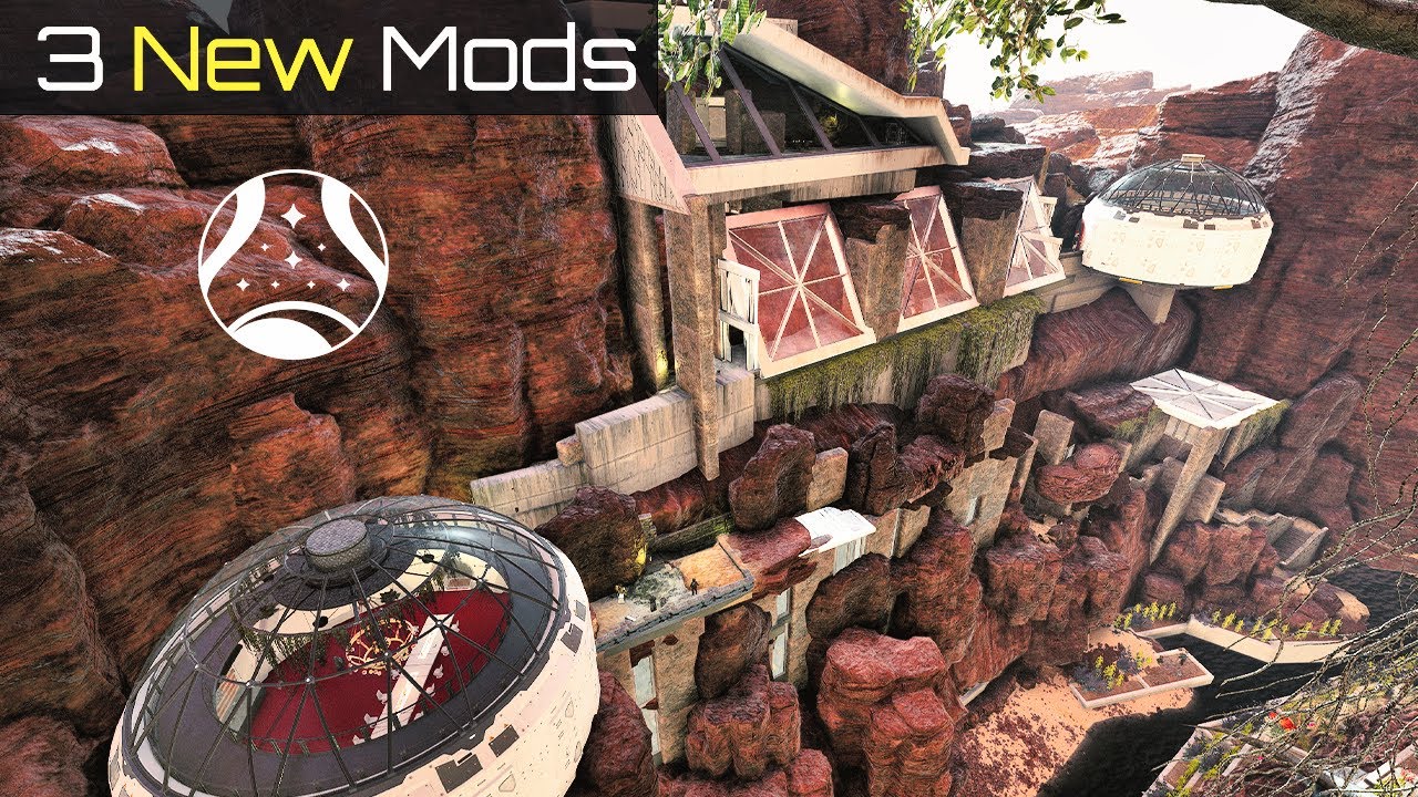 Oasis Rock, Cozy Lodge и The Core Revised &mdash; обзор трёх модов | Моды Starfield для ПК и Xbox