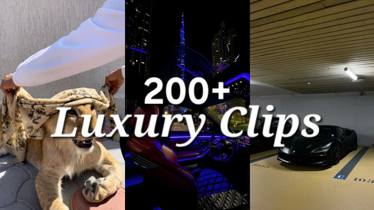 Free 4K Luxury Lifestyle Clips/Videos For Edits || No Copyright