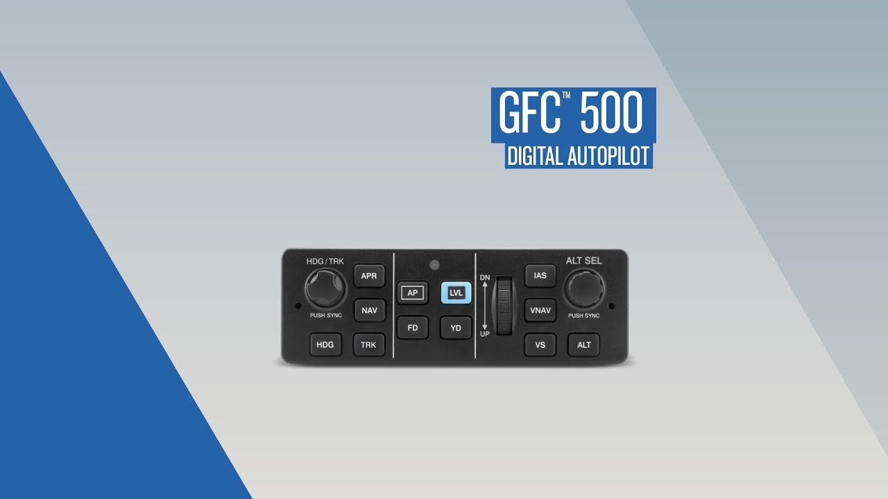 Cyfrowy autopilot GFC 500: demonstracja w locie
