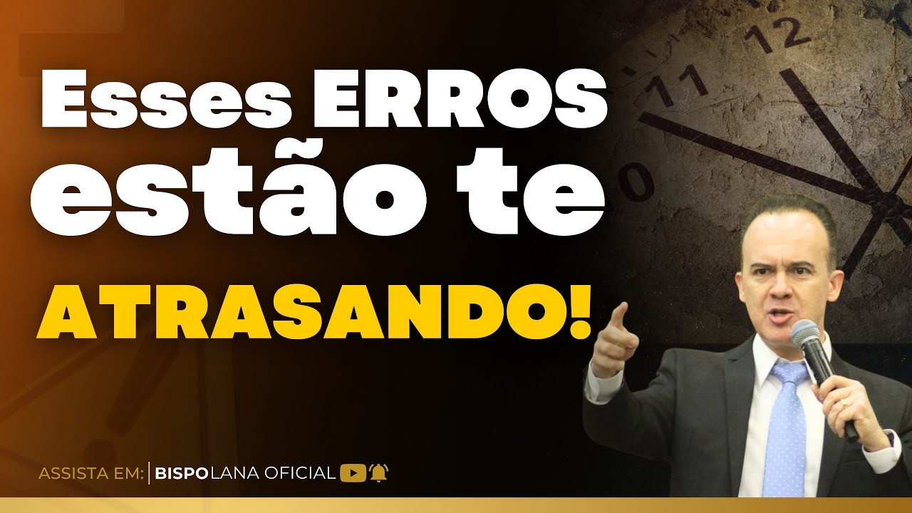 💥EVITAR ERROS AS VEZES É MELHOR QUE ACERTAR! / BISPO CLAUDIO LANA