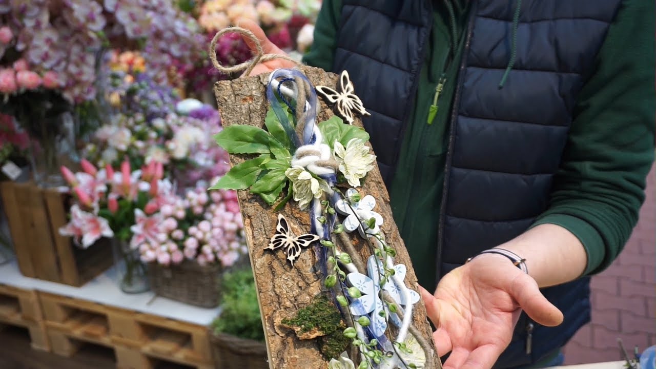 DIY-T&uuml;r- und Wanddeko aus Baumrinde selber basteln - Gartencenter Mencke