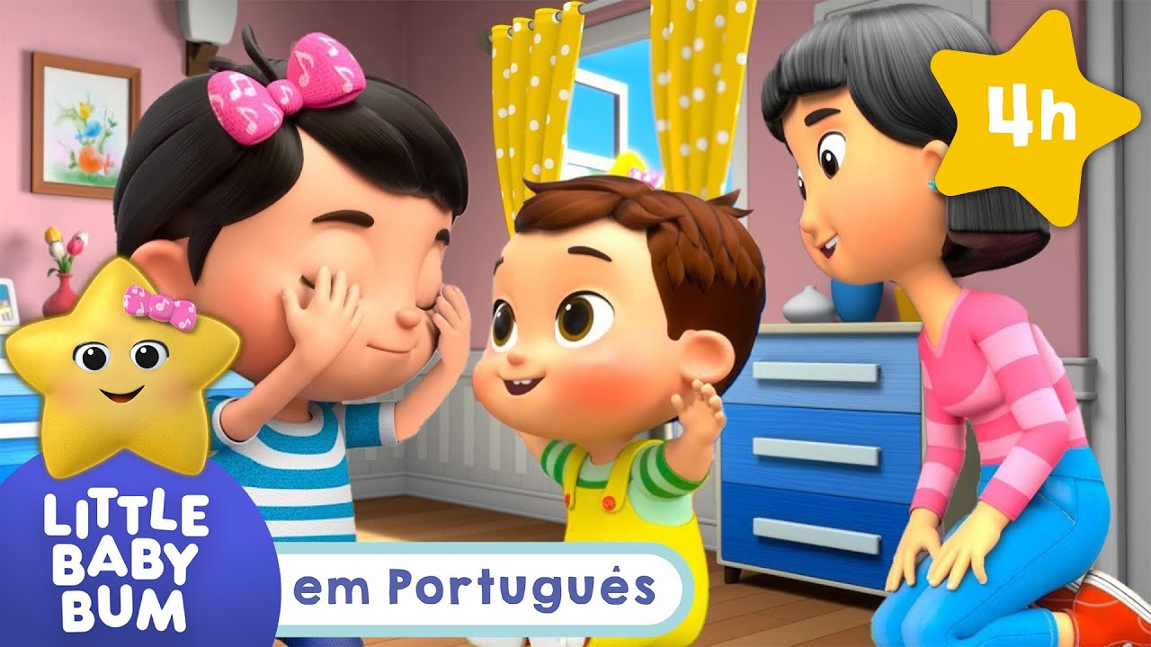 Quem será?  | 4 HORA DE LITTLE BABY BUM | Moonbug Kids | Músicas Infantis em Português