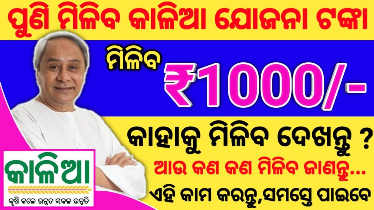 kaliya yojona money credit date 2021 | kaliya yojona new update | kaliya yojona Rs.1000 credit date