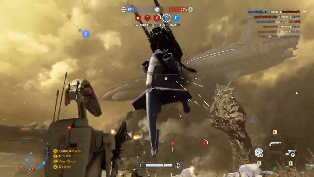 MI EQUIPO NO SABE AVANZAR BATTLEFRONT 2