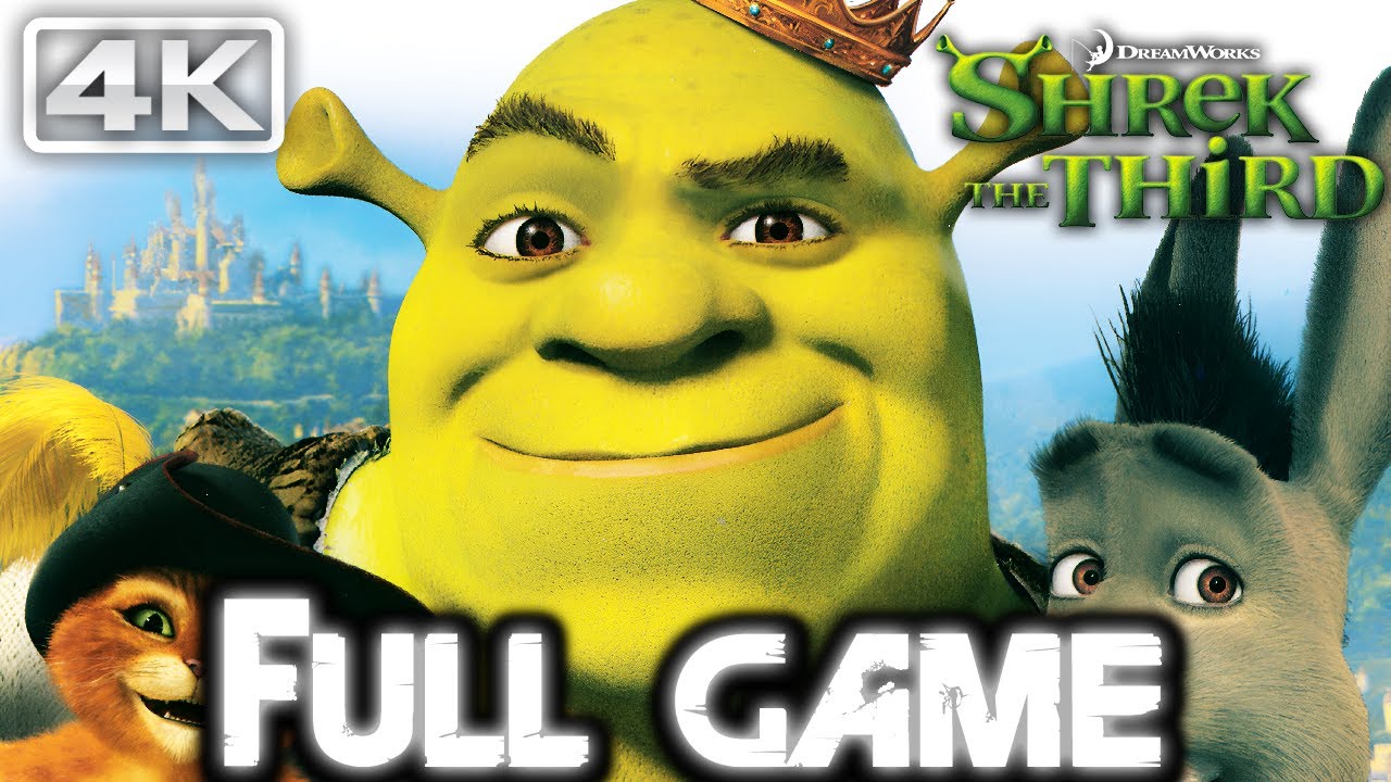 SHREK THE THIRD Gameplay Walkthrough FULL GAME (4K 60FPS) No Commentary