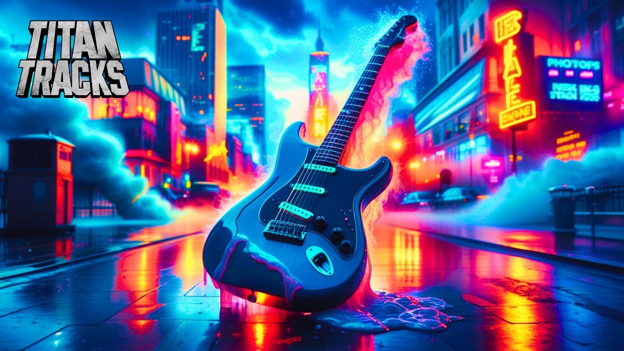 Dark Moody Hard Rock in E Minor (Em) Backing Track - 120 BPM