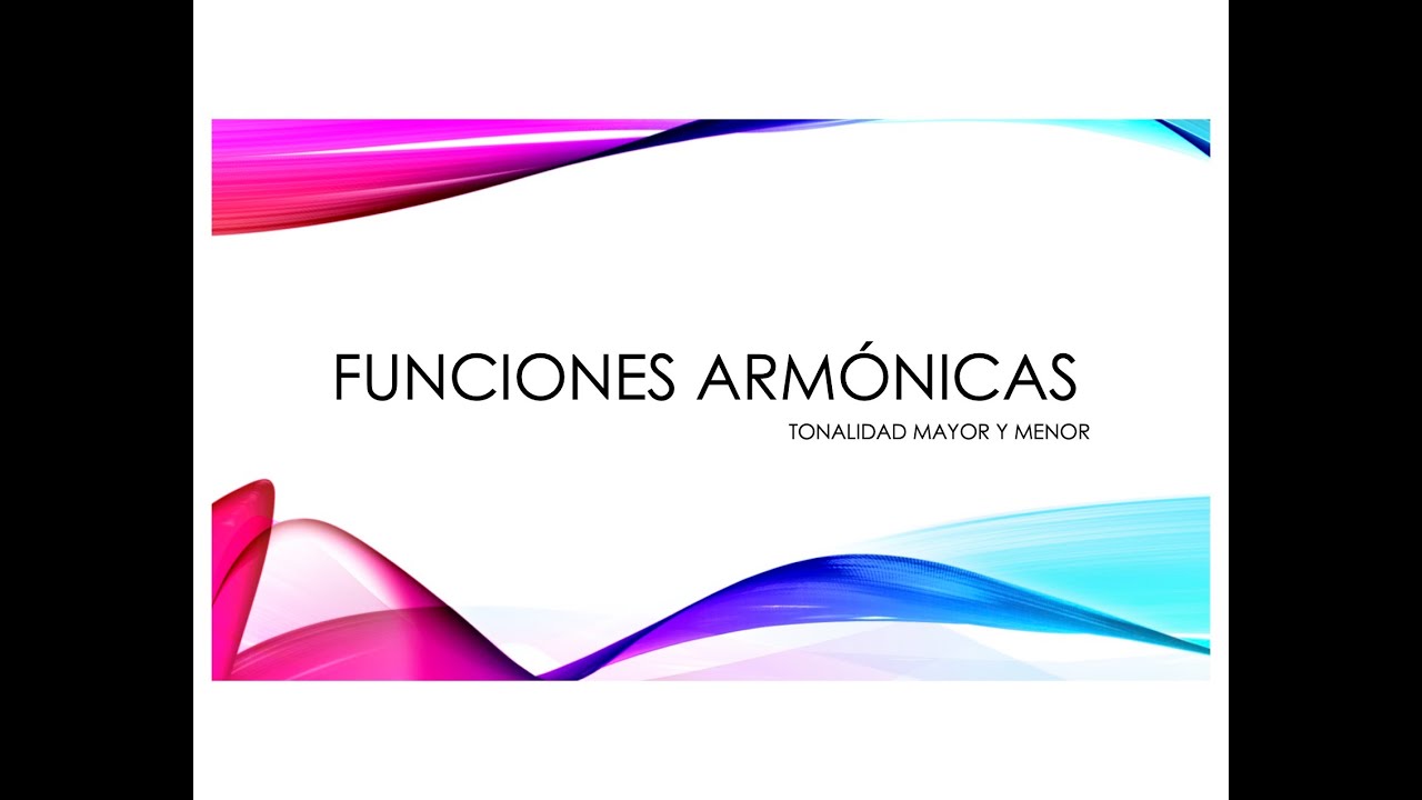 FUNCIONES ARMÓNICAS