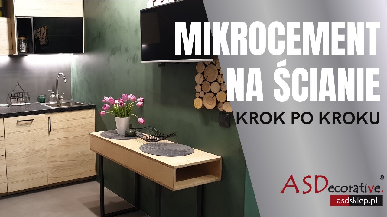 mikrocement na ścianie   ASDecorative MEDIUM instrukcja aplikacji