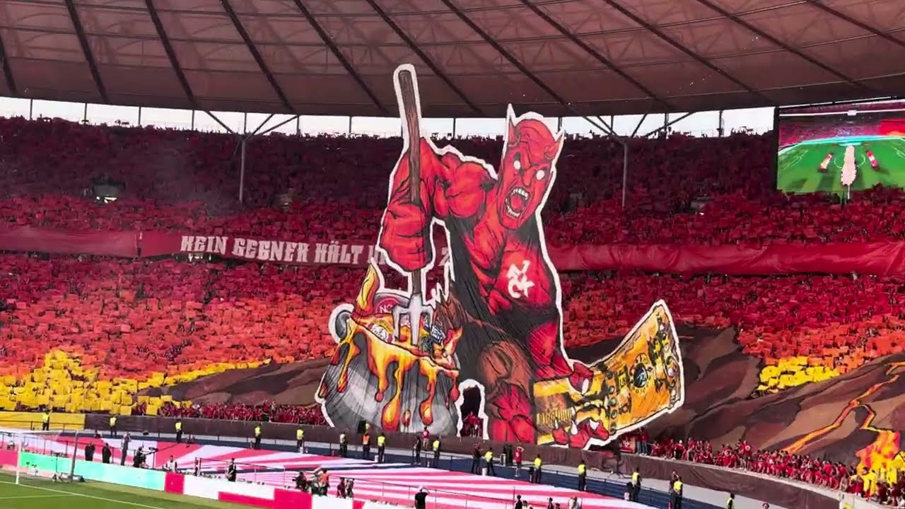Spektakuläre Choreo 🔥 Kaiserslautern - Leverkusen | DFB-Pokalfinale 🏆 Berlin 2024 🇩🇪 #dfbpokal