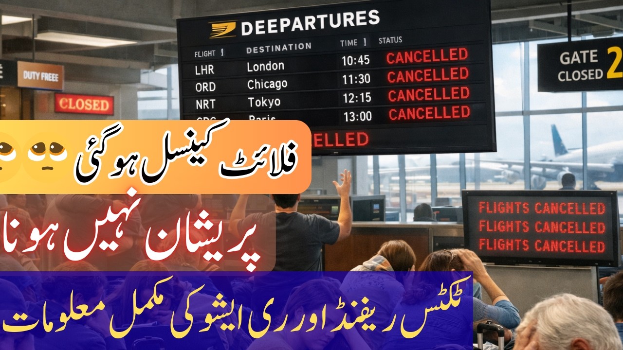 Airline Cancelled Your Flight? Here’s How to Get 100% Refund or Free Rebooking || Travel With Us