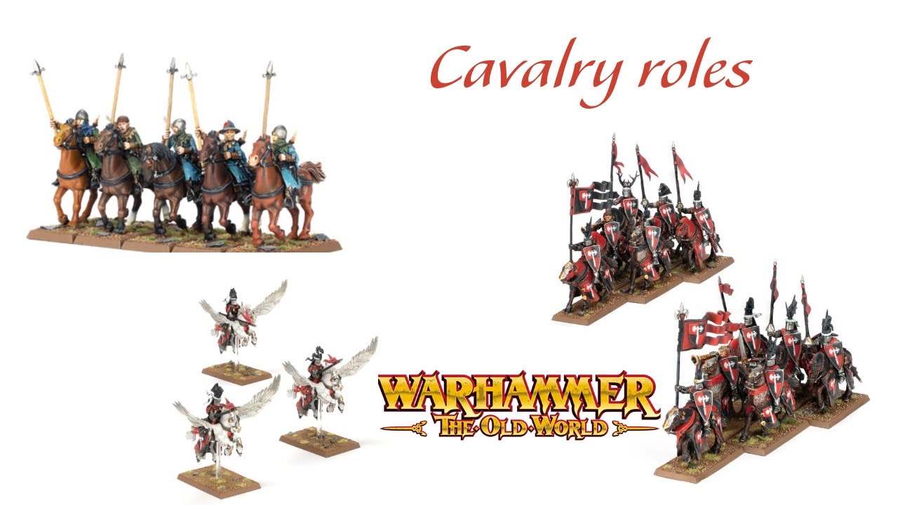 The roles of cavalry for Warhammer Old World and the missing classifications