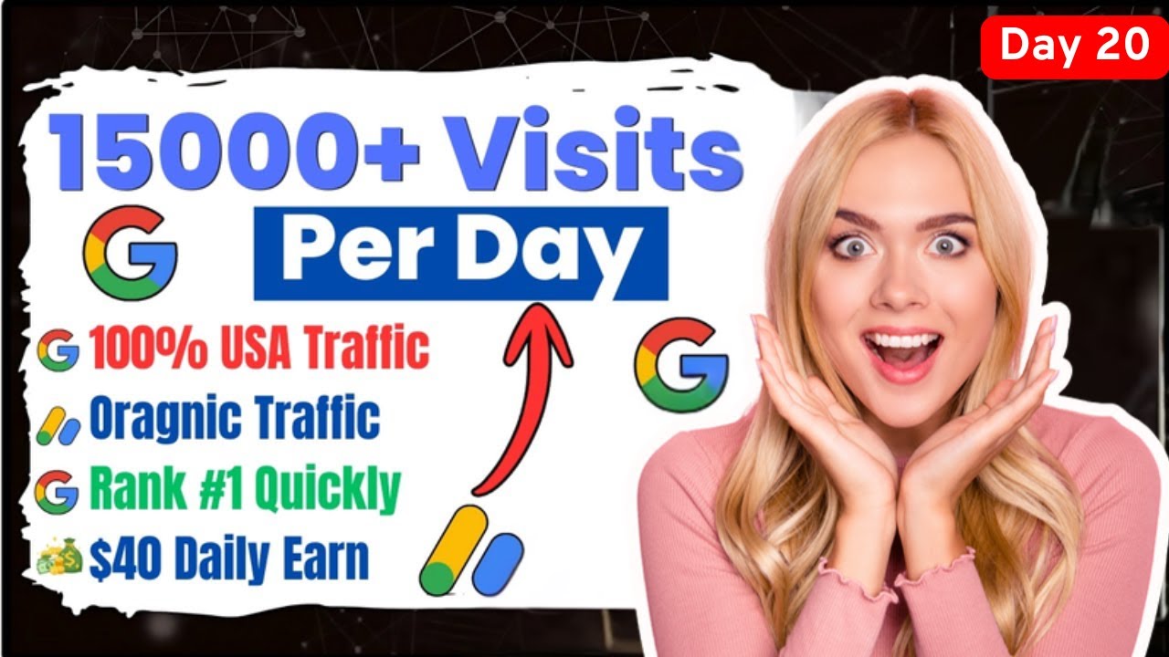 Free Website Traffic 2025 | Get 100% Organic Traffic From Google