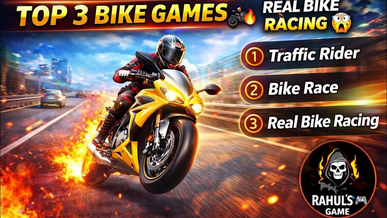 TOP 3 REAL BIKE RACING GAMES 🏍️🔥 | Most Realistic Bike Games on Mobile | 