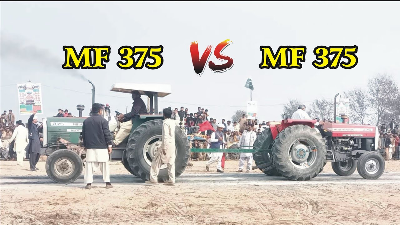 Tractor MF 375 vs MF 375 Tocahn Competition | Tocahn Competition Mela Pakistan | Pakistan Tractor