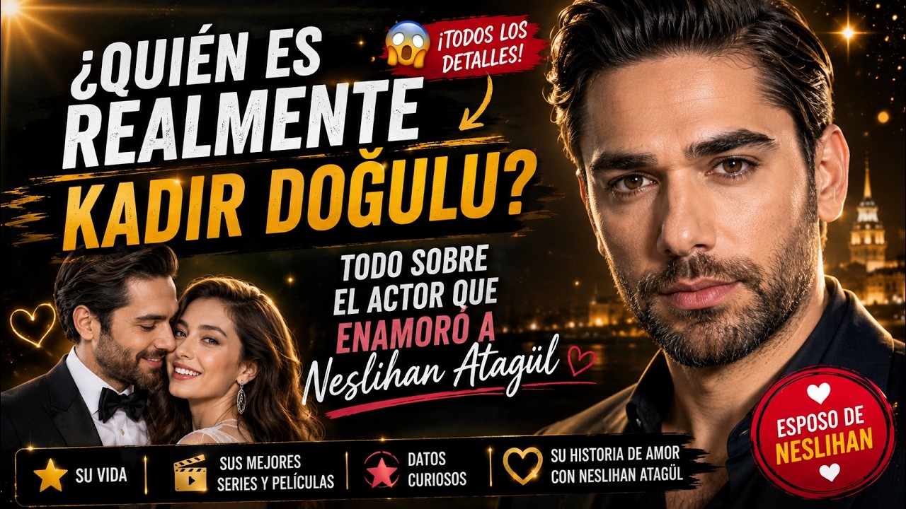 📖 Biograf&iacute;a de Kadir Doğulu | 🌟 Actor Turco y 💕 Su Historia con Neslihan Atag&uuml;l
