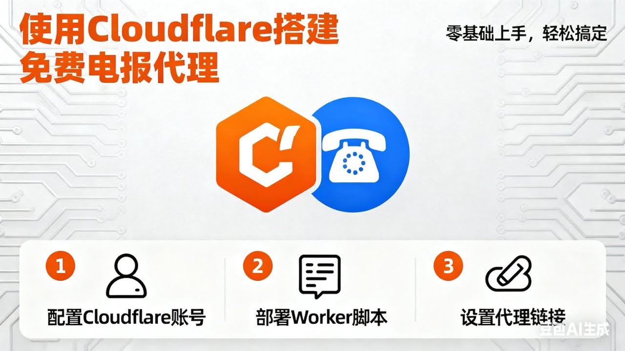 简单几步，搭建免费电报代理｜MTProto Proxy ｜cloudflare