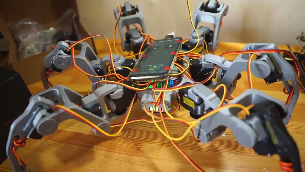 Hexapod Robot(MG996R Servo) first TEST