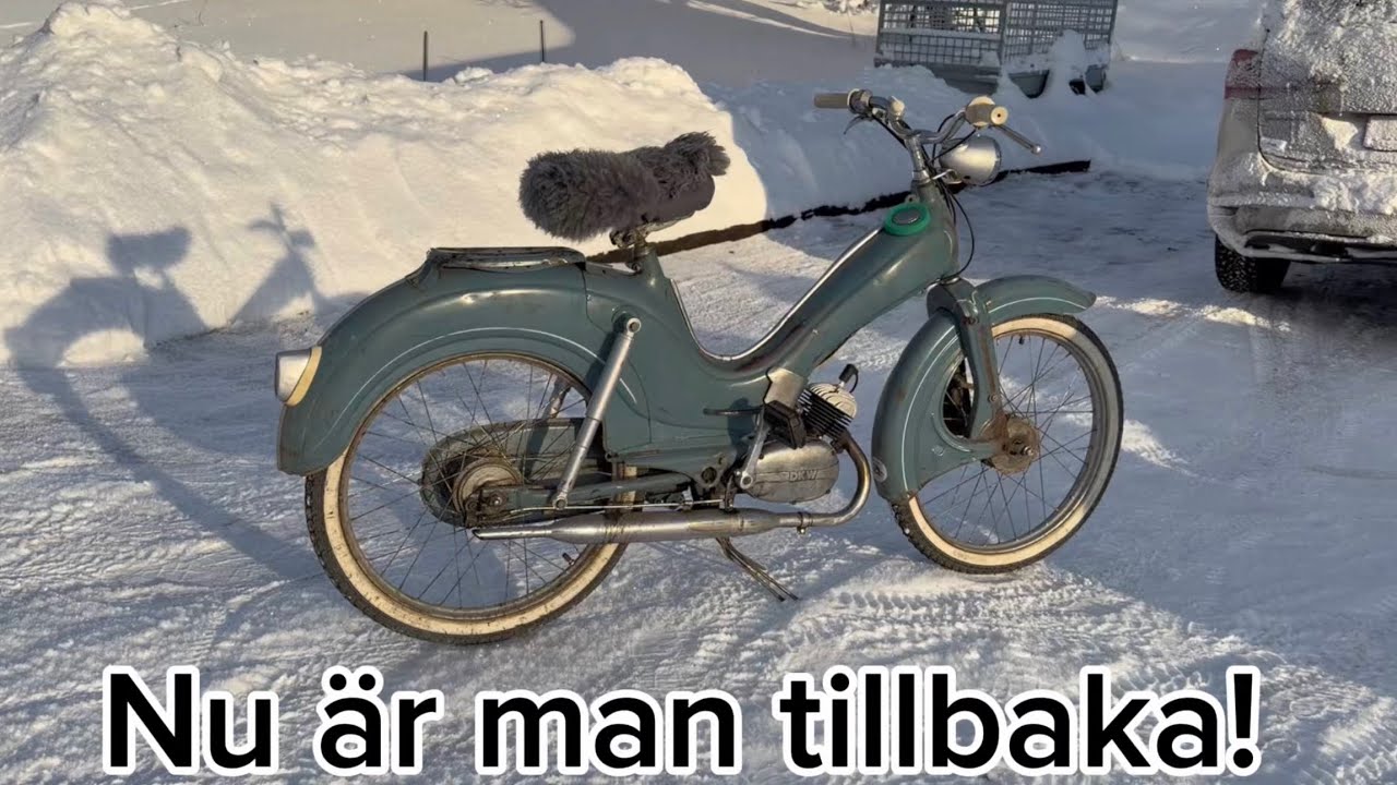 Flyttat,sålt mopeder och nytt garage! Häng med! 