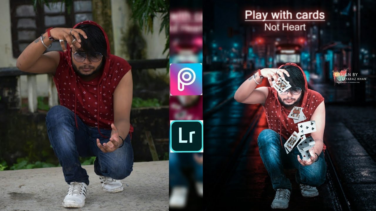 Flying Card Photo Editing in Picsart || Instagram Viral Photo Edit || Teen Patti Editing Tutorials