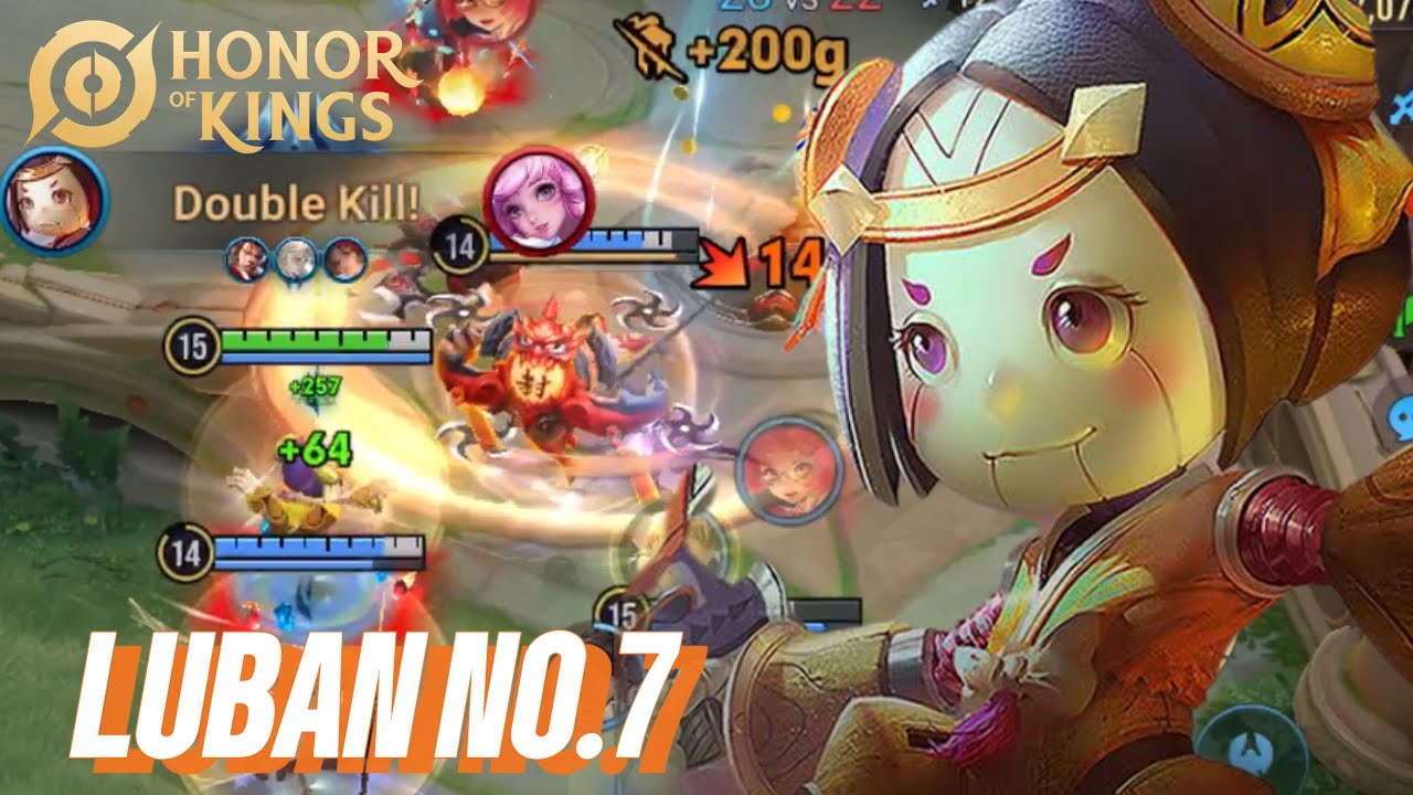 LUBAN NO.7 IS NIGHTMARE! HIGH DAMAGE DEALER ADC! (Gameplay+Build) HONOR OF KINGS