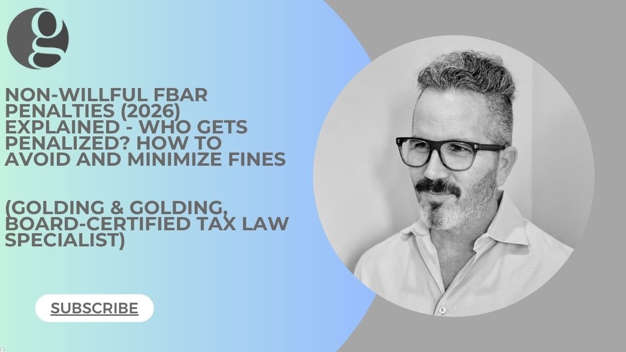 Разъяснение штрафов IRS за непреднамеренное нарушение требований FBAR (2026) &mdash; кто подвергается ш...