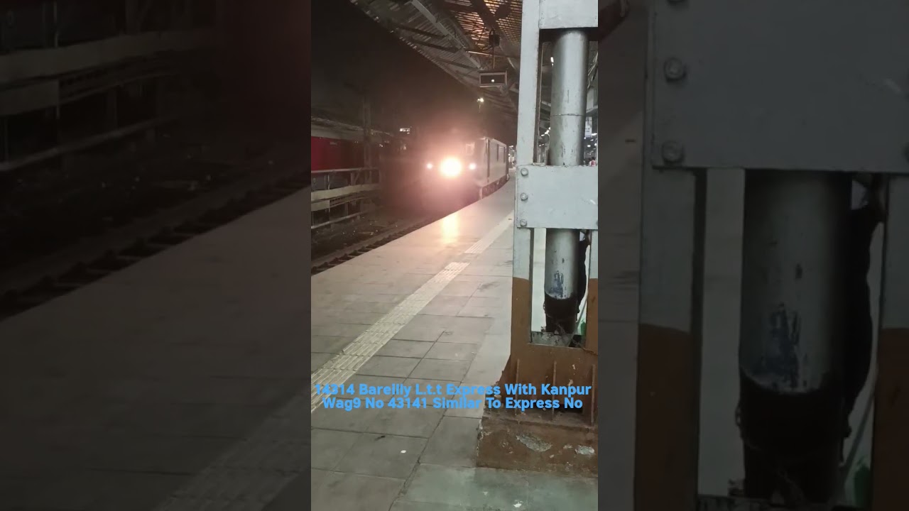 14314 Bareilly L.t.t Express get Similar kanpur wag9 Loco No 43141