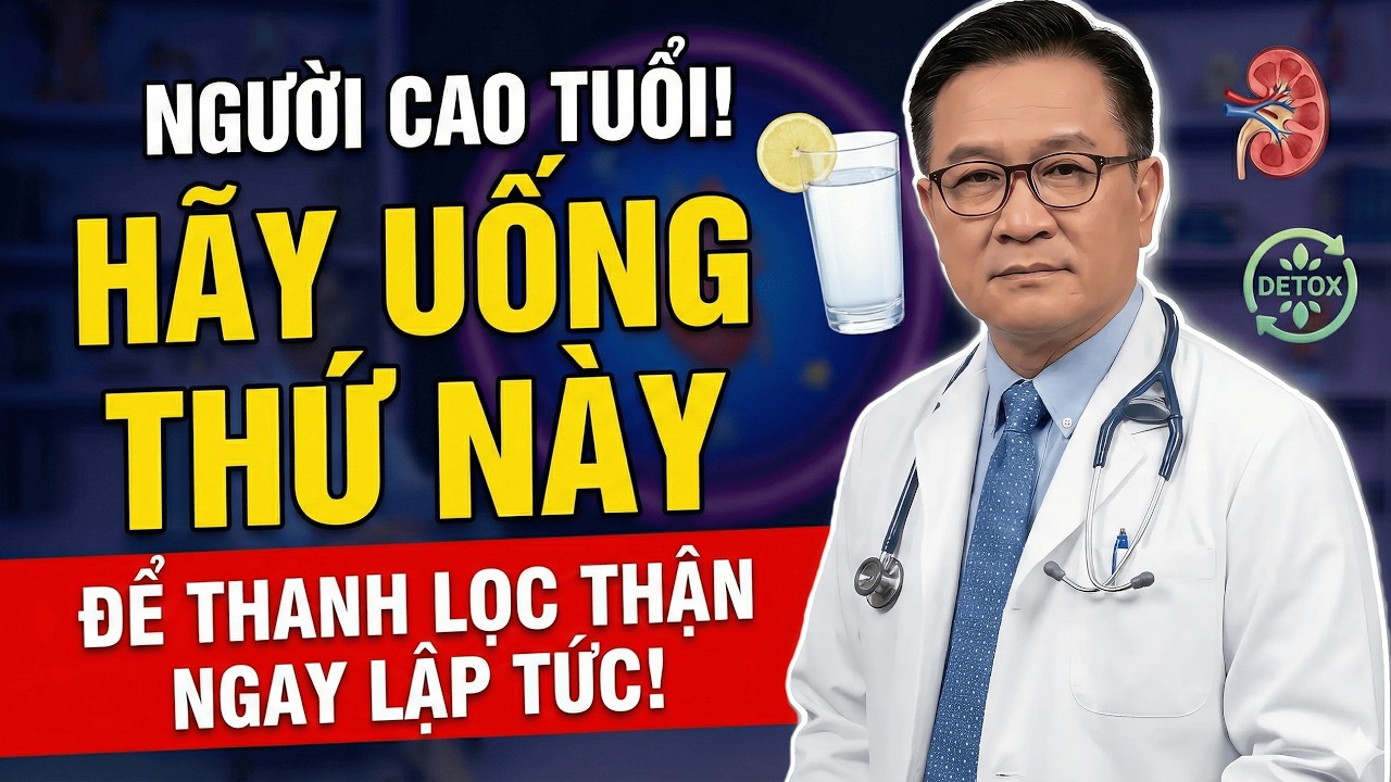 Người Cao Tuổi! Hãy Uống Thứ Này Để Thanh Lọc Thận Ngay Lập Tức!
